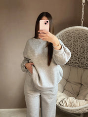 Ensemble sweat gris